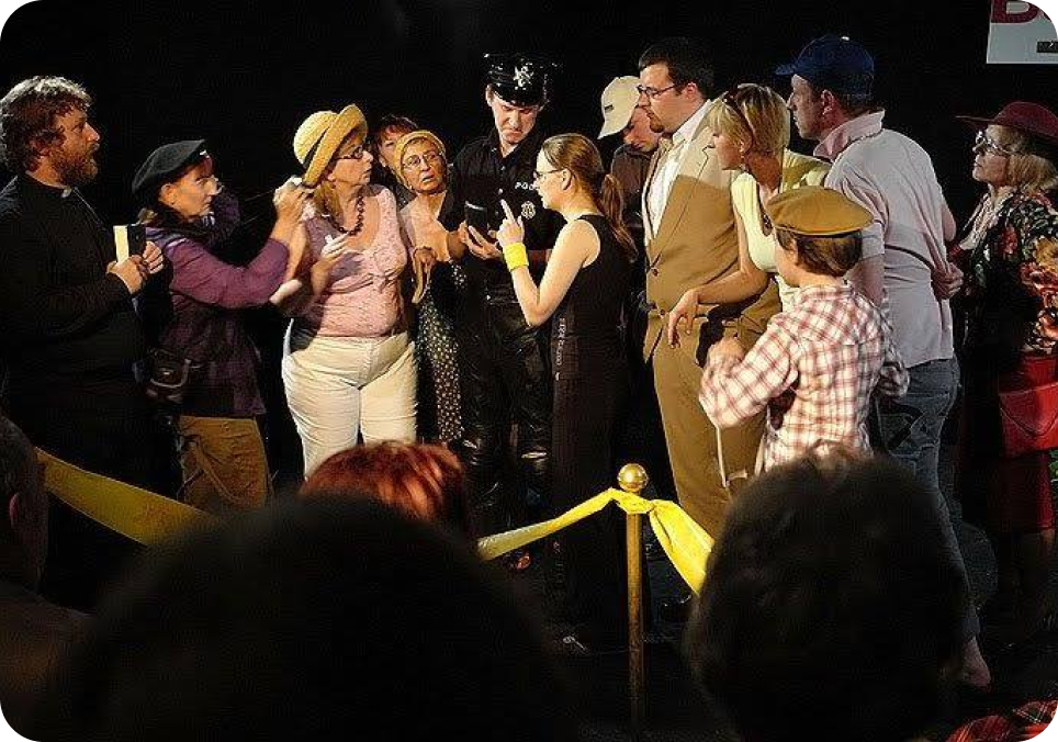 Pierwszy spektakl Grupy Teatralnej Zebra (2009 rok)